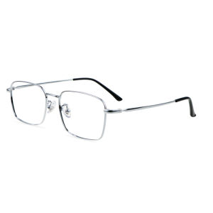 2025 Fashion Mens Photochromic Reading glasses Square Pure Titanium Full Frame Eyewear Magnifying Presbyopic Eyeglasses