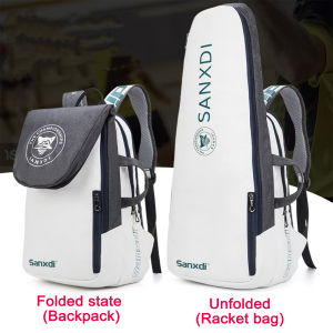 Waterproof Holds 3 Rackets Tennis Backpack Racket Bag Large Capacity For Men and Women Tennis Bag