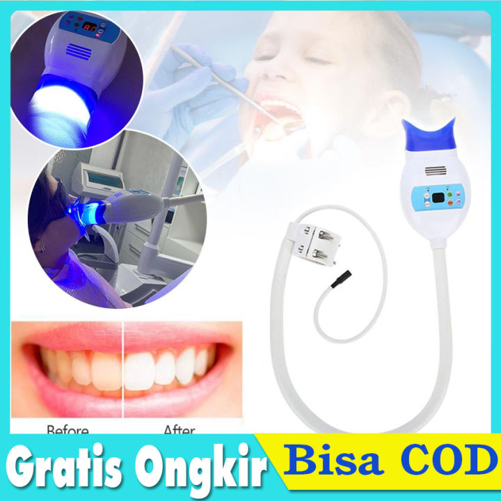 Mesin Bleaching Gigi Alat Pemutih Gigi Dengan Lampu LED Alat Bleaching Gigi Memutihkan Gigi Dental UV Pemutih Gigi Dental Mesin Bleaching Alat Lampu Sinar Akselerator Pemutih Gigi Untuk Kesehatan Gigi Mulut