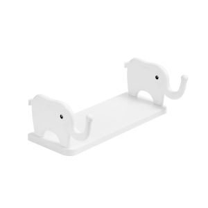Rak Dinding Tempel Motif Gajah Storage Rack Dapur Kamar Mandi Multifungsi Tanpa Paku / Rak Wadah Gantung Tempat Penyimpanan Serbaguna - FR Gallery