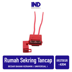 Rumah Dudukan Sekring-Sekering-Sikring-Fuse Box Tancap Besar Keramik Motor-DLL Universal