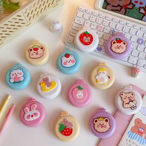 Gương kèm lược tròn mini thiết kế nhỏ gọn hình thú cực dễ thương