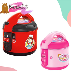 Simulation Kitchen Rice Cooker Pretend Playsets Realistic Home Appliances Kids Toys Birthday Gift Mainan Perempuan (2458)