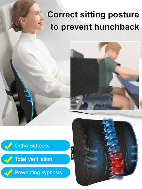 Face Down Pillow After Eye Surgery Memory Foam Lumbar Pillow And