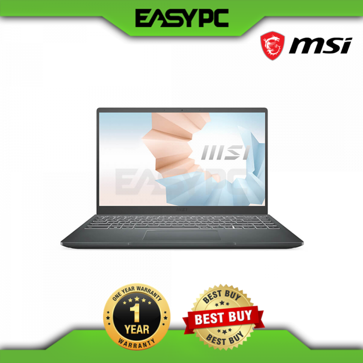 Msi Modern B M La Premium Ultrabook Intel I G Gb Gb Nvme Ssd Intel Uhd Graphics