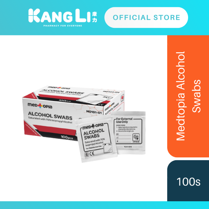 Medtopia Alcohol Swabs 100s Lazada 9704