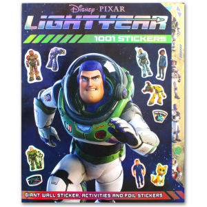 Disney Pixar LIGHTYEAR 1001 Stickers Book (Includes Colouring Activities Foil Stickers And Giant Wall Sticker!)