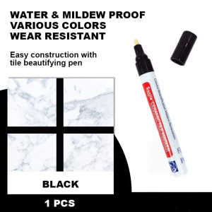 HOT Tile Pen (White / Grey / Black / Gold) Marker Pen Colour Repair Change Color Waterproof Floor Tiles Gap Seam Beauty Seam 瓷砖美缝笔