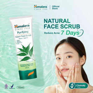 Himalaya Purifying Neem Face Scrub 100ml | Acne Control Facial Scrub | Exfoliates & Removes Blackheads