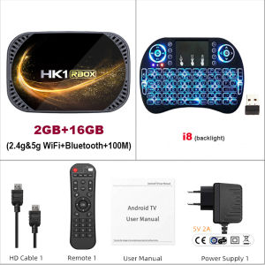 2022 New HK1 RBOX X4S Android 11.0 TV Box Amlogic S905X4 Quad Core Cortex A55 4K 8K HD 2.4G&5G WiFi Bluetooth 4.1 4GB 32GB 64GB 128G 100M USB 3.0 Smart Media Player for Youtube Support Google Voice Assistant Set Top Box