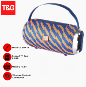 T&G TG-509 Bluetooth V4.2 Stereo Bass Big Speaker support TF Card USB AUX In and FM Radio Function