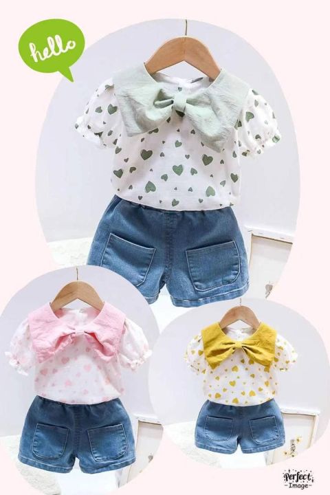 Summer Off Shoulder Baby Girl Baby Boy Clothes Set With T Shirt, Hat, And  Hairband From Candy_children, $13.54 | DHgate.Com