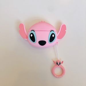 3D Cute Stitch Cartoon Soft Silicone Shockproof Protector case for Airpods 3/pro Case Accessories  Decoration with hang ring  (No headphones)