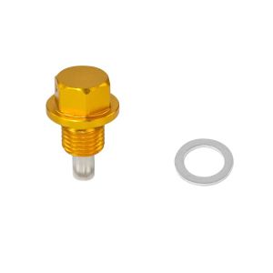 SEKINEW M12x1.25 Universal Nut Bolt ic Car Accessories Aluminum Alloy ic Oil Drain Plug Oil Sump Drain Plug Engine Oil Pan Screw Oil Drain Sump Nut
