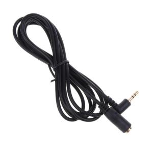 2.5mm Right Angle Male to 2.5mm Female Jack AUX Power Adapter Converter Cable for Headphones Mobile Phone