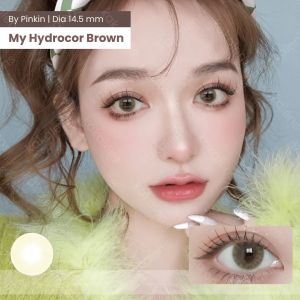 KAKALENS My Hydrocor Brown Pinkin 14.5mm Natural Lens / Softlen My Hydrocor by Pinkin Softlens