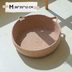 ใหม่🔥 ♥ 𝗮𝗹𝗹𝘀𝘁𝗮𝗿 ♥ ตะกร้าแมวนอน ที่นอนแมว สุดสบาย มีหลายขนาด วัสดุธรรมชาติ100% บ้านแมว ที่นอนสัตว์เลี้ยง ที่นอนหมา พร้อมส่ง✅