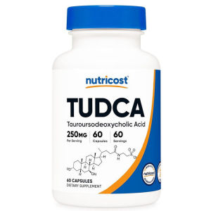 Nutricost TUDCA Supplement 250mg 60 Capsules 60 Servings GMP Made Non-GMO & Gluten Free Natural Nutrient Support
