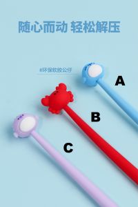 SPARROW Pen Silikon / Silicone Pen / Pen Karakter Lucu Cantik WACKY OCEANS (6843)