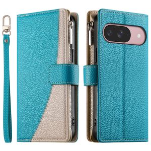 For Google Pixel 11 10 9 Pro XL / Google Pixal 10A 9A 8A 7A / Google Pixel 8 7 Pro Phone Case Magnetic Leather Color Splicing Wallet Card Slot Flip Cover Casing