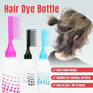 Talao 170ml Hair Dye Applicator Bottle With Root Comb Brush Salon Hair Coloring Styling Tool