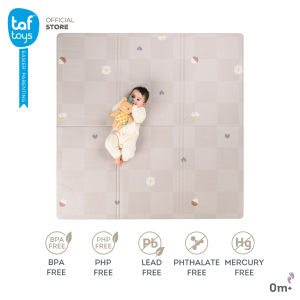 Taf Toys เสื่อรองคลาน พับได้ ขนาดใหญ่ Fold & Play Checkers Mat ของใช้เด็กแรกเกิด
