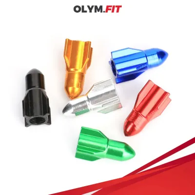 [DIJUAL SATUAN] Tutup Pentil Sepeda Motor Model Roket American Schrader Valve Cap Pompa Sepeda