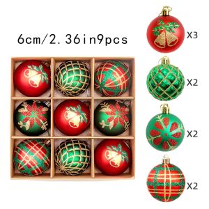 Personalized Plated Plastic Ball Decorations for Christmas Tree