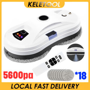 Ultrathin Double-Side Water Spray Smart Window Vacuum Window Cleaning Robot with Dual Water Spray Dry Wet Mopping Window Cleaning Robot