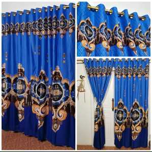 Paket 3 Pcs Gorden Jendela Embos Smokring 12 Lubang Hordeng Jendela Embos Tirai Jendela dan Pintu Smokring Termurah