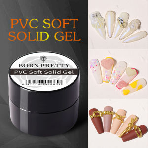 BORN PRETTY PVC Soft Solid Gel Nail UV Gel Polish 5ml Nail Art Soak Off Nail Art Gel