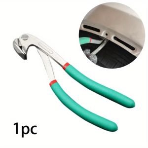 Heavy Duty Body Dent Edge Pliers Portable Auto Collision Repair Edge Pliers - Door Edge Hawkbill Pliers Ergonomic Green Handle & Durable Construction Door Wing Crimping Tool