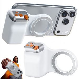 NEXASHOP Double-sided ic Phone Camera Shoot Hand Grip Bluetooth Intelligent Phone Selfie Handle Professional Lightweight Remote Control Phone Holder for Phone12-17/HUAWEI/SAMSUNG ETC