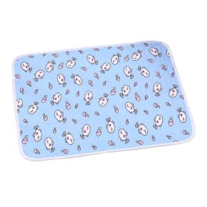 OUTOPEN Cartoon Dog Cooling Mat Soft Non-slip Pet Ice Pad Portable Latex Cotton Summer Cat Sleeping Mat Camping