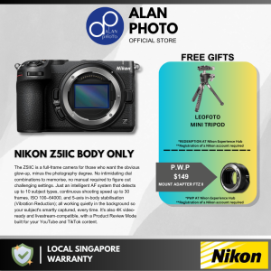 NIKON Z5IIC Full-Frame Mirrorless Camera | 24.5MP | 7.5-Stop IBIS | 4K 60p Video | 14fps | FREE GIFT