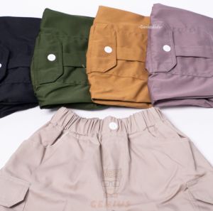 Celana Pendek Anak Celana Cargo Anak Umur 1-6 Tahun Material Premium American Drill