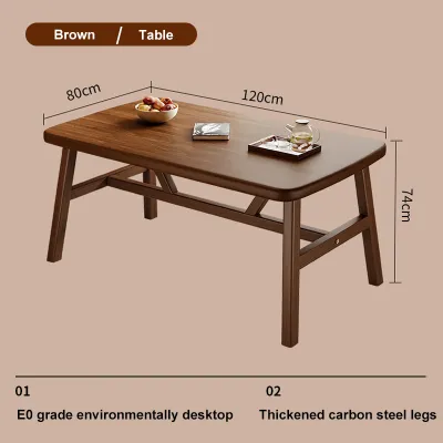 Dining Table Kitchen Table And Chair Set 4/6 Seaters Restaurant Table Coffee Table DeskOffice Table Nordic Solid Wood