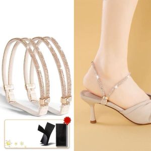 XYAX Chống rơi ra Dây đai cố định đàn hồi Dây đai chống trượt Dây cố định hình tam giác có thể tháo rời Dây giày chống rơi gót Sang trọng nhẹ An toàn Dây giày nữ Phụ nữ