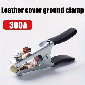 500A 300A Welding Earth Ground Cable Clip Clamp Welding Electrode Holder Grounding Cable Copper Clam