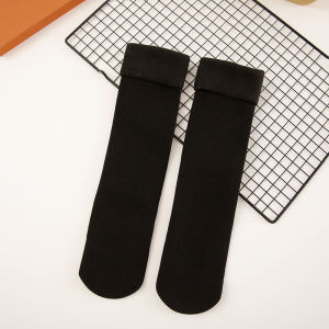 READY STOCK SC03A 1 Pair Socks Warm Solid Colors Cotton Mid Calf Socks Men Woman Casual Basic Ankle Socks Ladies Woman Stokin Stocking Perempuan