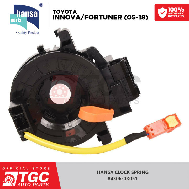 Hansa Clock Spring 843060K051 Toyota Innova/Hilux/ Fortuner 2015