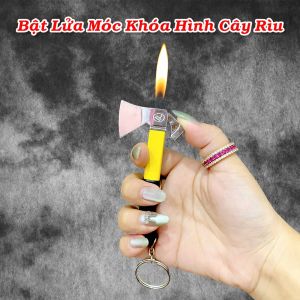 HỘP QUẸT BẬT LỬA MÔ HÌNH CÂY RÌU ĐỘC LẠ