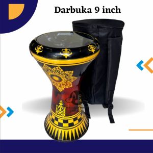 Darbuka Calty Ukuran 9 inch Bahan Alumunium Cor