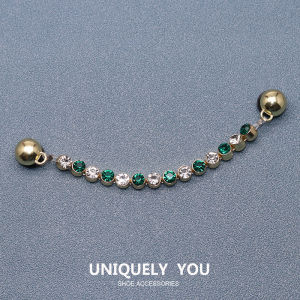 Metal cross shoes charm charm Shoe Buckle Hole Shoe Accessories Emerald metal Snake Fashion Shoe Accessories