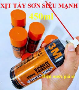Chai tẩy xóa sơn cực mạnh 3M 450ml tẩy sạch sơn dễ dàng sau 1 lần xịt không làm ảnh hưởng bề mặt.