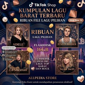 Flashdisk 16gb isi Lagu Terbaru Barat Top Chart Billiboard Terupdates