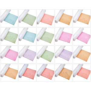 Ergonomic Floral Pattern Clay Embossing Roller For Polymer Making Earrings Crafting Supplies Rolling Pin