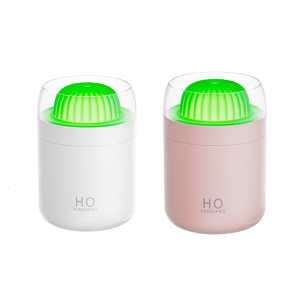 500ML Small Humidifier with Quiet Operation and LED Light Desktop Humidifier ABS Texture for Bedroom Office