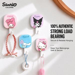 Sanrio Hello Kitty Hook Strong Adhesive Punch-free PVC Crystal Epoxy Wall Hanger LFB313