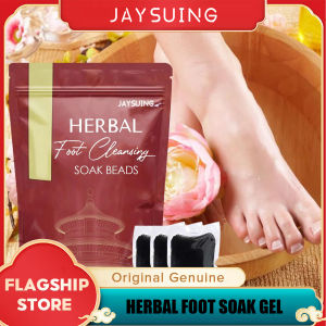 Jaysuing Herbal Foot Soak Gel Beads nourishing and dehumidifying to relieve fatigue Herbal Medicine Foot Bath Bag Foot Patch With Ginger And Wormwood Feet Care Pain And Stress Relief Health Care Product